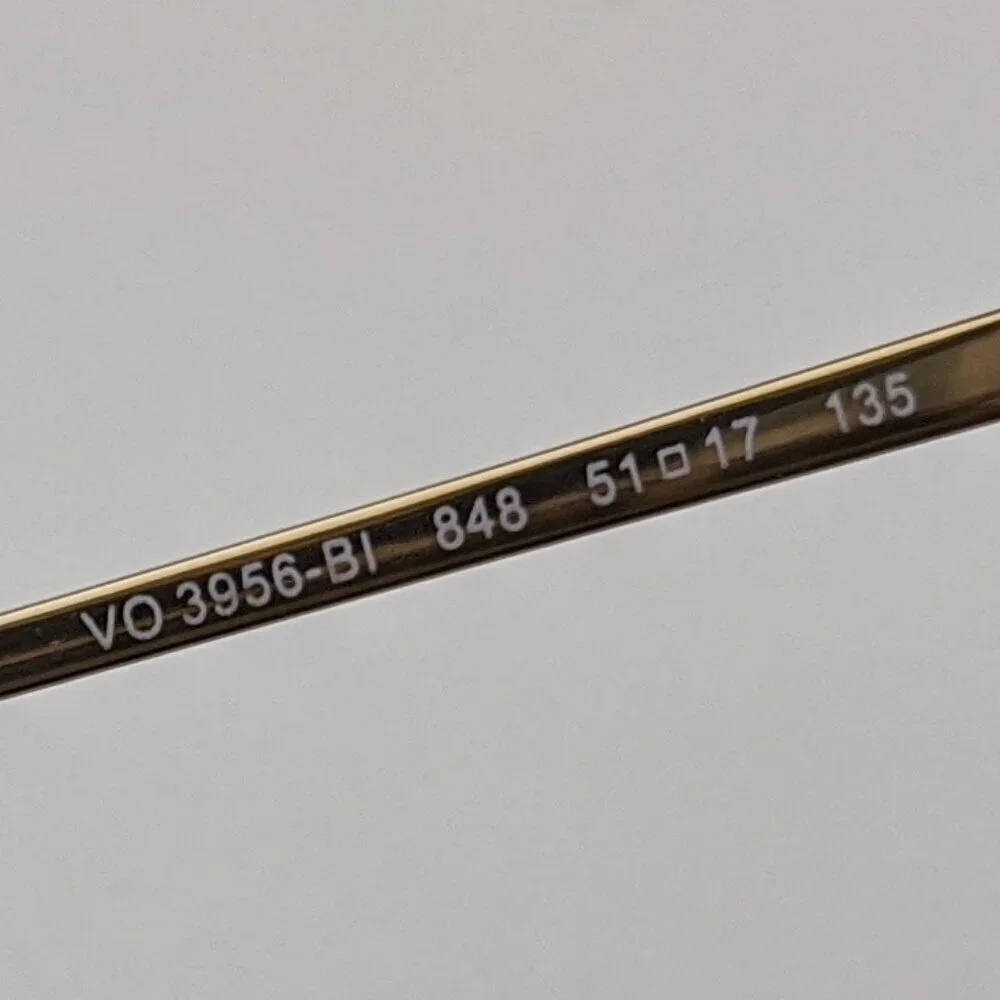 🕶️ Vogue VO3956-BI 848 Rimless Eyeglasses 51/17-135 / JLE308🕶️​